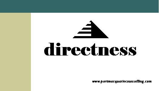 value - directness