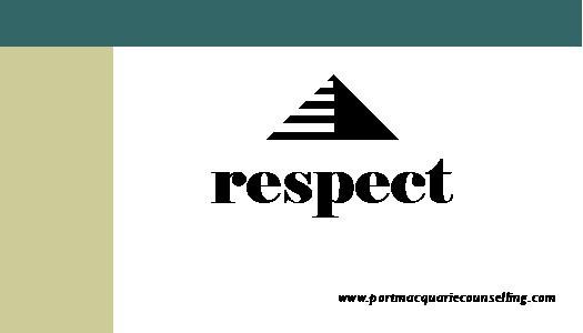 value - respect